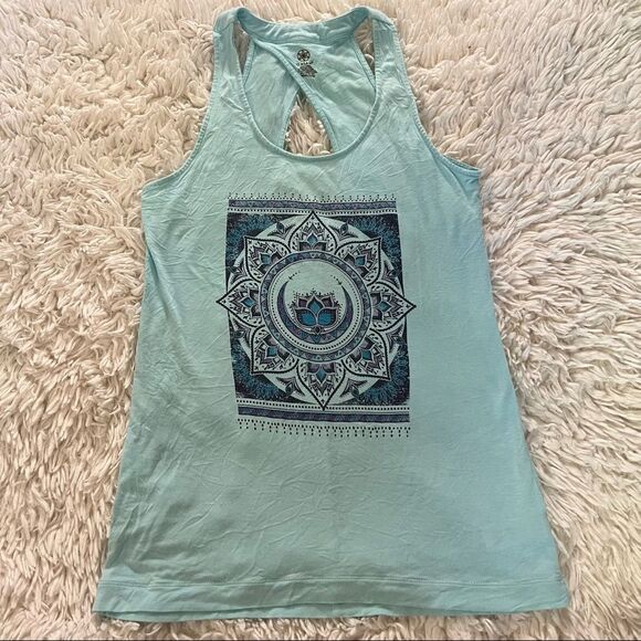 Gaiam light blue sleeveless yoga top size XS - Picture 1 of 7